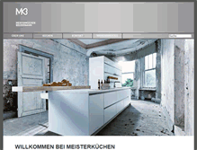Tablet Screenshot of meisterkuechen-beckermann.de